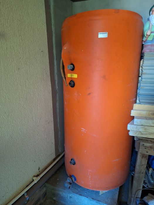 Boiler cu serpentina 
380litri 
Posibilitate de a pune si rezistenta e