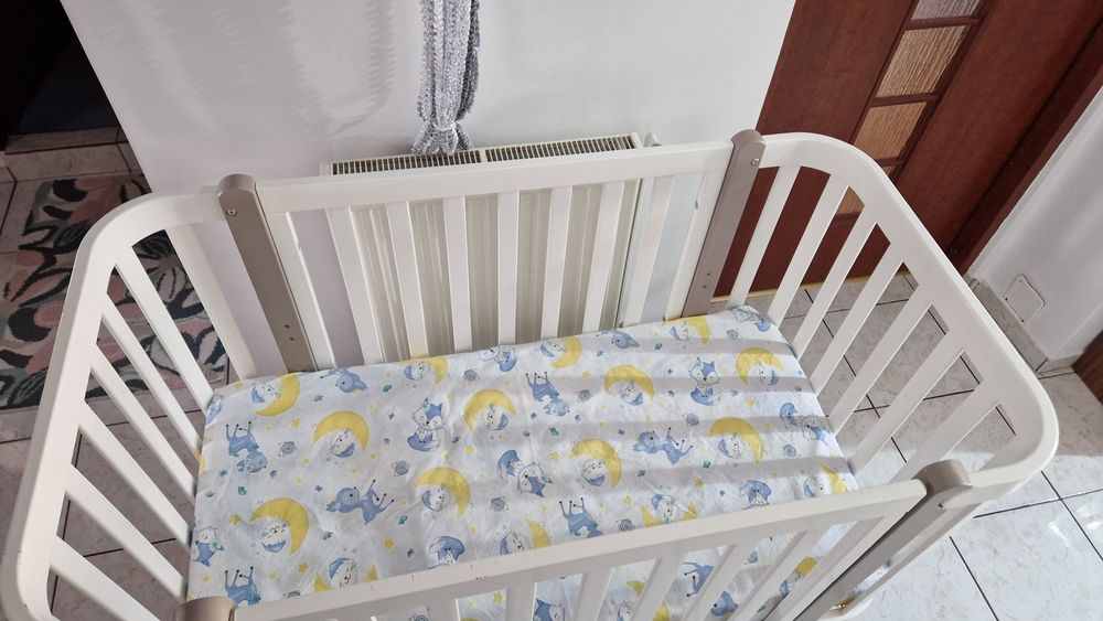 Pătuț Copii "Marvis" + Saltea de Cocos - Calitate Premium