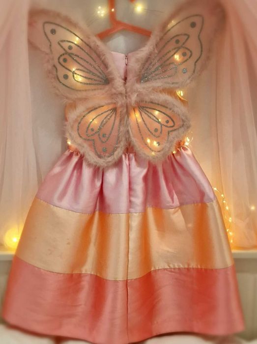 Рокля Rachel Riley London ръст 122-128 см с подклад 100% памук