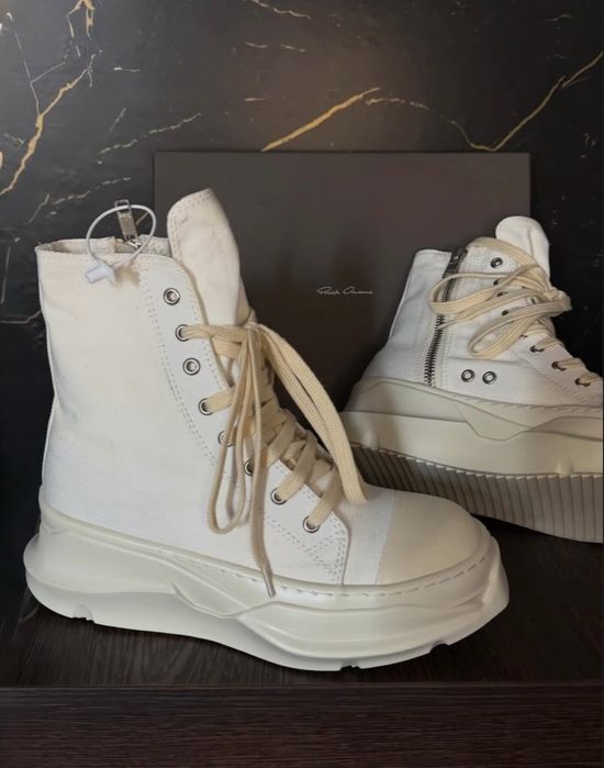 Sneakers rick owens abstract white
