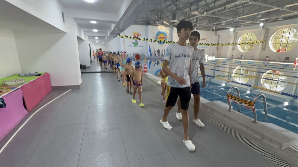 Плавание в яшнабадском районе