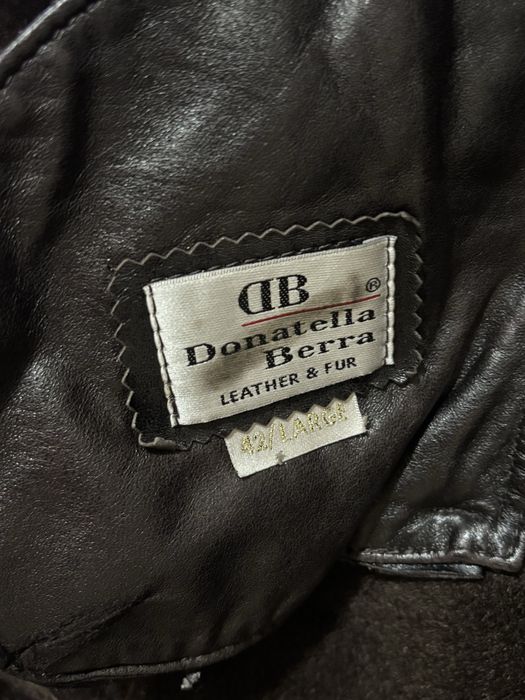 Кожанная дубленка