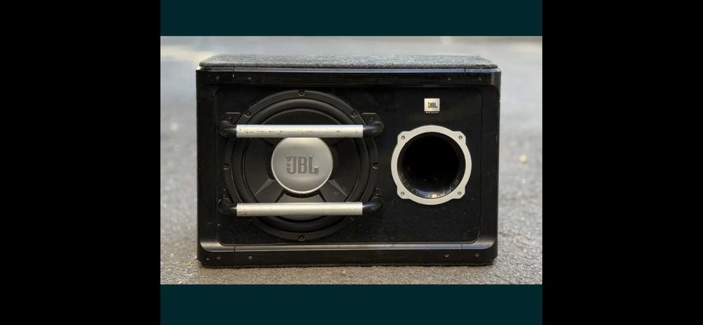 Мощен комплект субуфер JBL GT01214 BR + усилвател Sony XM-ZR 704