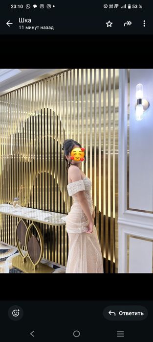 Платье вечернее на выпускной.