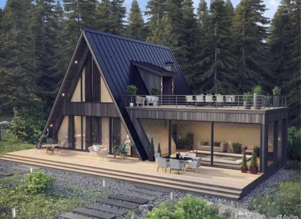 Cabane tip Aframe la cheie la super pret