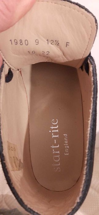 Pantofi din piele naturala interior/exterior pt baieti, talpa 22 cm