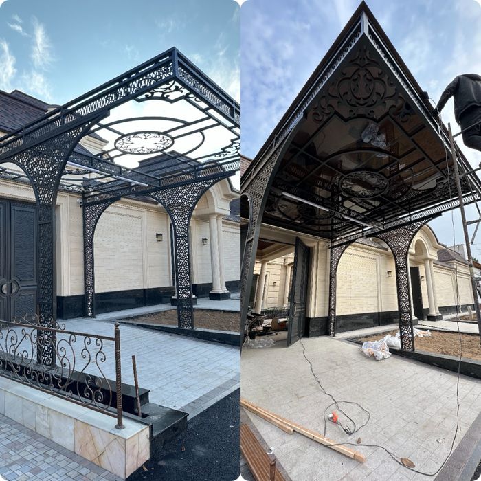 Навесы решетка ограждения