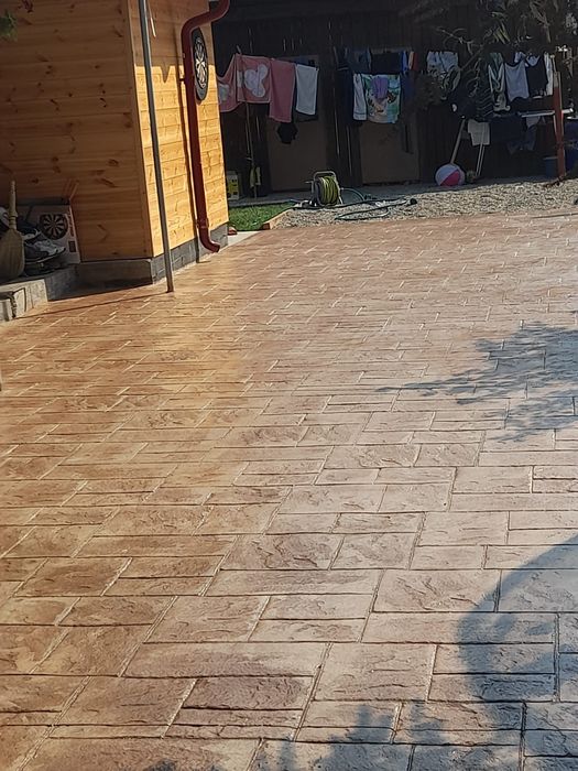 Beton amprentat și elicopterizat