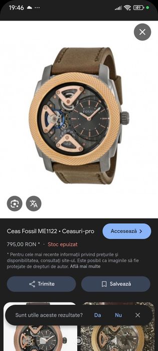 Ceas Fossil automatic