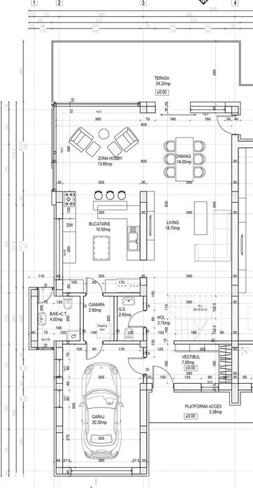 Vila deosebita, 7 camere, proiect finalizat langa padure