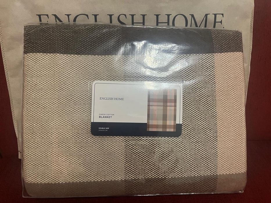 Новый плед,  шерстяной