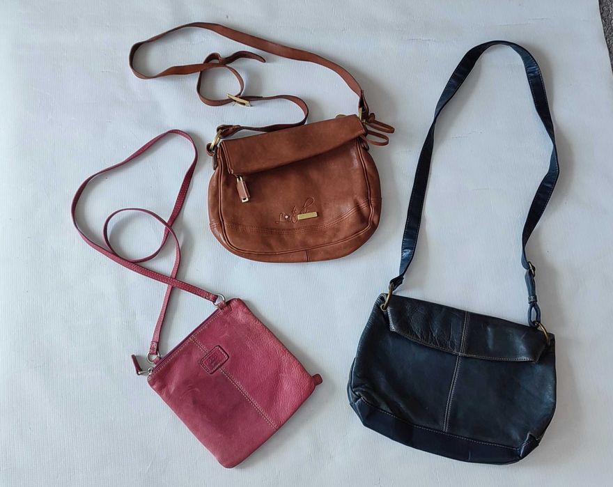 Кожени чанти Fossil  и др