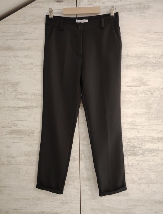 Дамски черен панталон New Collection, Made in Italy