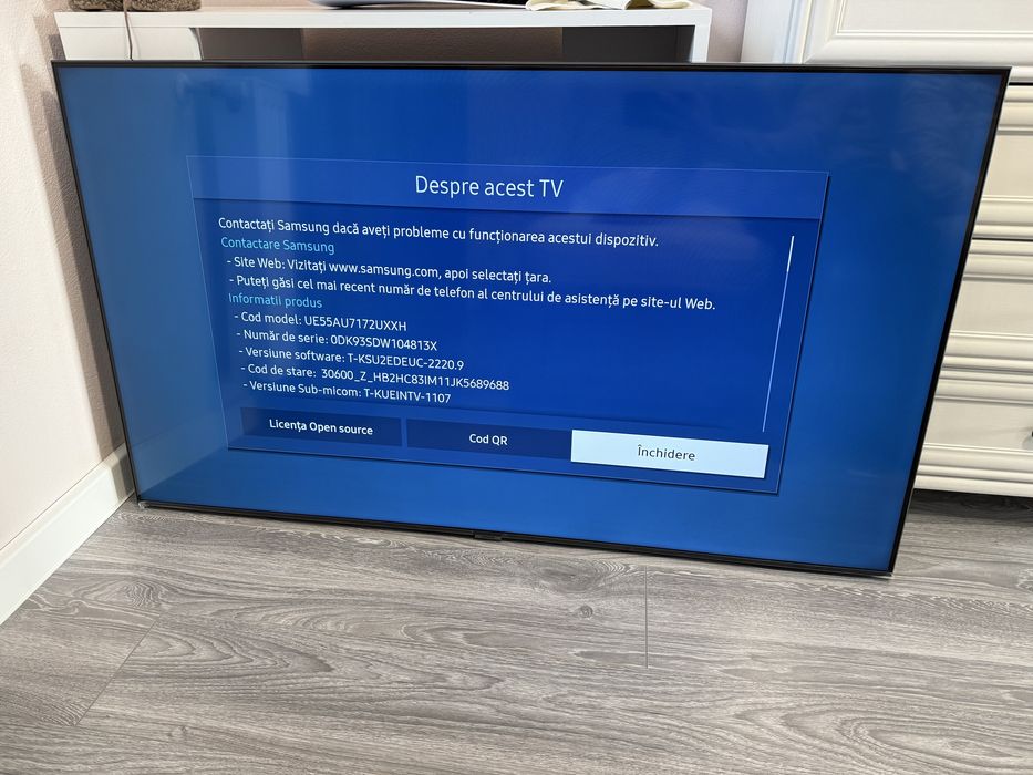 Samsung 4k 138cm UE55AU7172UXXH