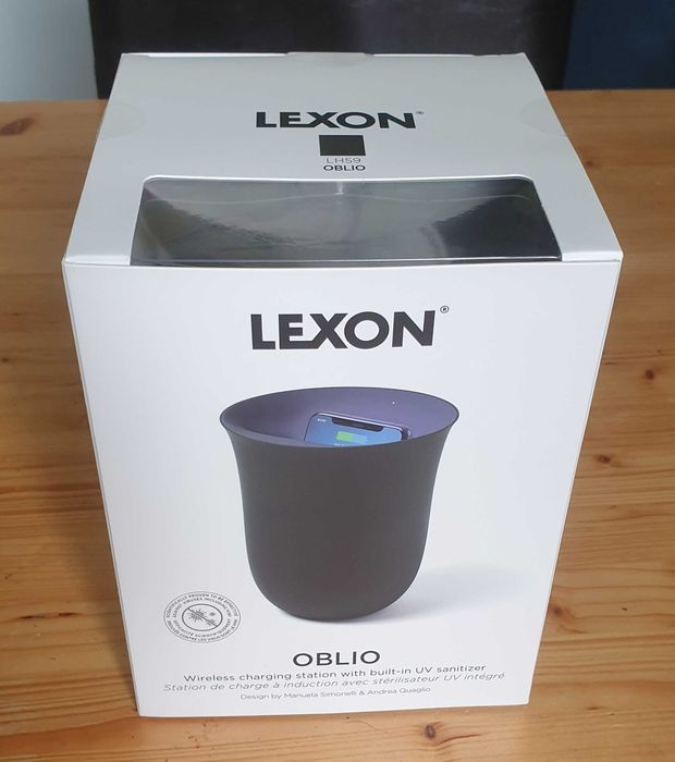 Stație wireless 2in1 pentru încărcare și sterilizare telefon. Sigilat. Lexon