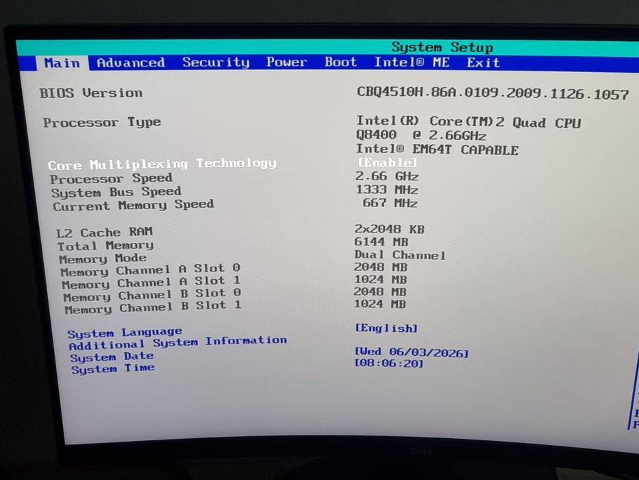 PC Retro Core2Quad, 6Gb Ram DDR2