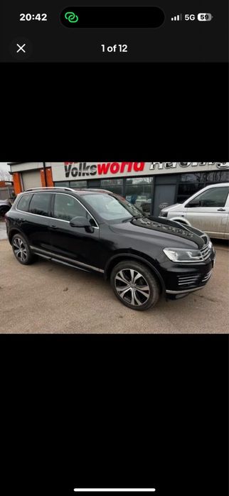 Bot fata capota bara touareg 7p facelift 2016 rline far aripa
