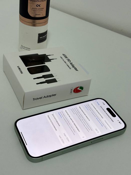 iPhone 15 - 128 xotira ixcham tel soraganla bosa hali yangi telefon