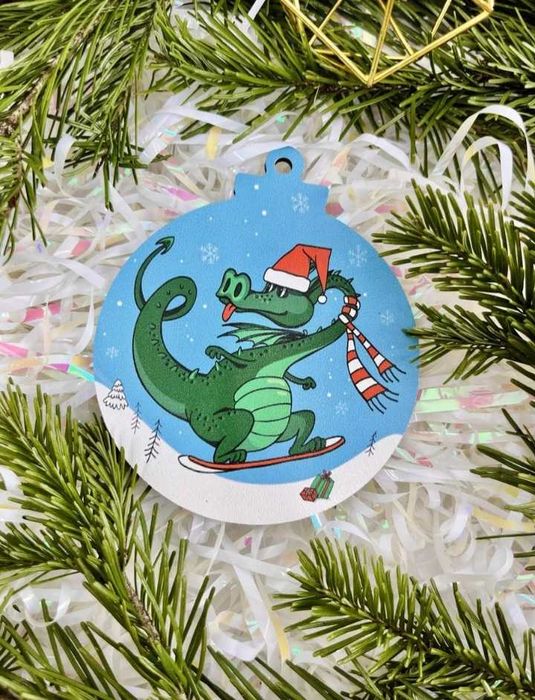 Набор деревянных игрушек на ёлку