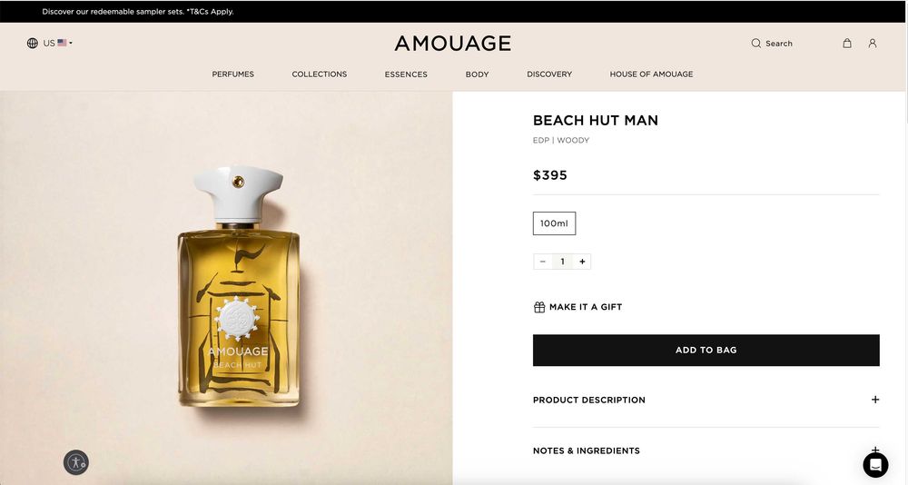 Amouage Beach Hut Man