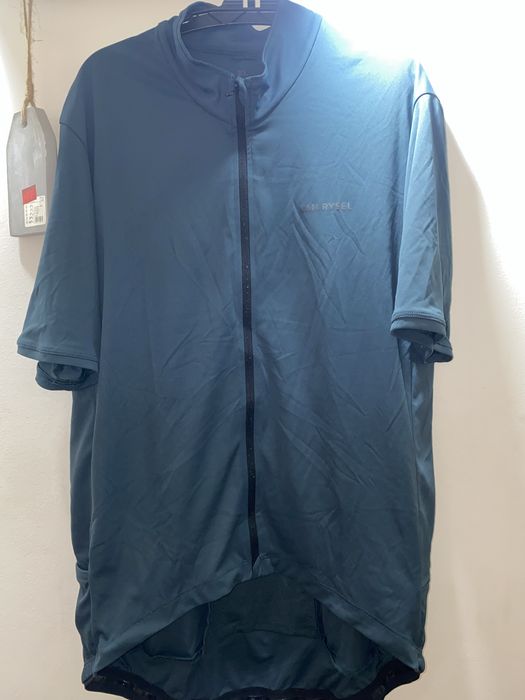 Tricou ciclism rutier Van Rysel verde XL