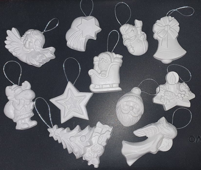 Figurine ipsos tematica Craciun pt pictat