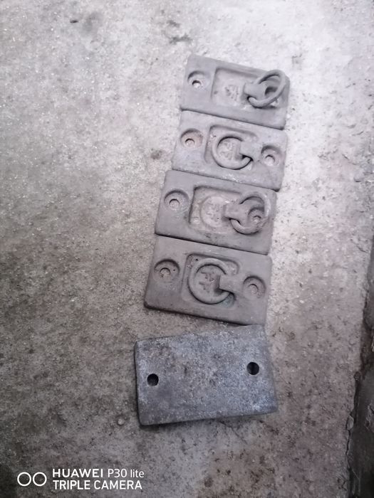 Метални планки - 5 броя.