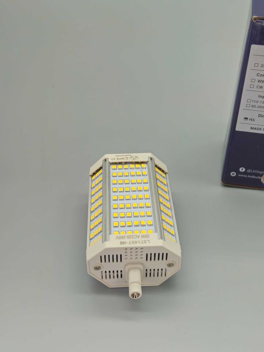 ТОП Цена! LED крушка R7S 118 мм 30W 4000K димируема