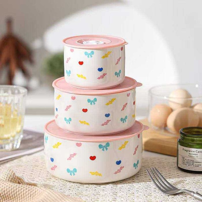 Набор керамических контейнеров для хранения продуктов