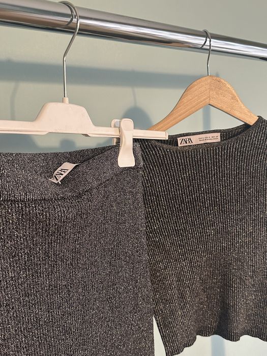 Бляскъв сет на Zara