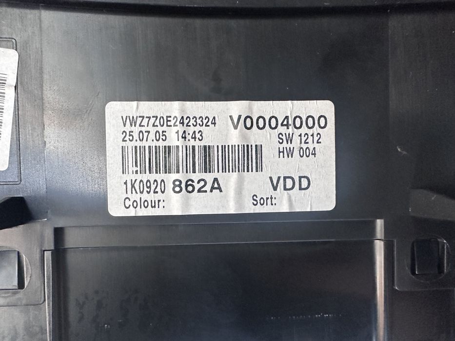 километраж VW Golf 5