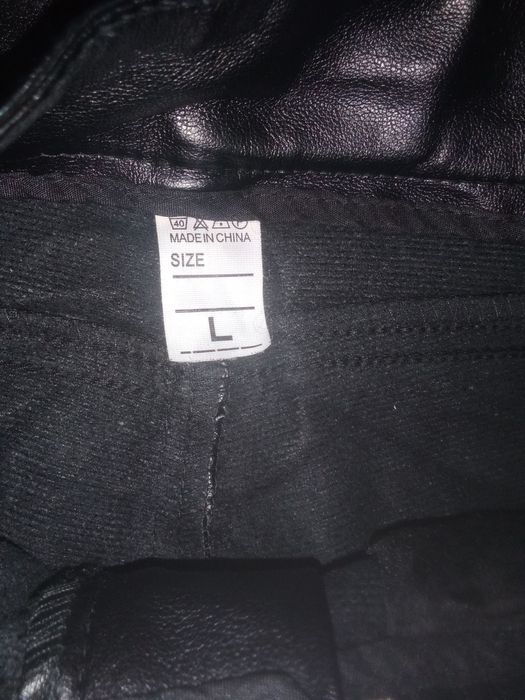 Женские кожаные брюки