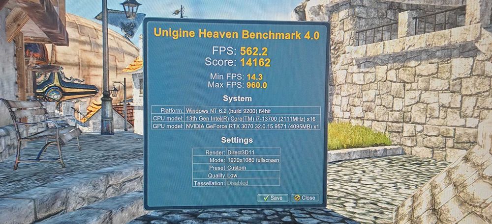 Мощнo Геймърско РС Intel I7 13700 16/24Core up 5.2Ghz/64Gb/1Tb/Asus RTX 3070/Гаранция