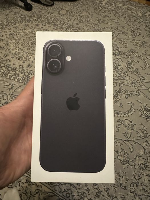 Iphone 16 черный в отличном состоянии