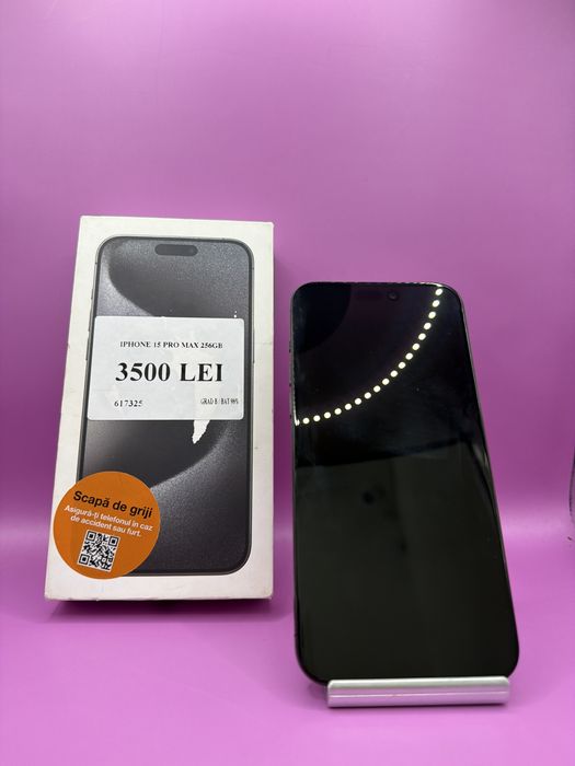 Iphone 15 pro max 256GB •Matei Amanet Margeanului•6173