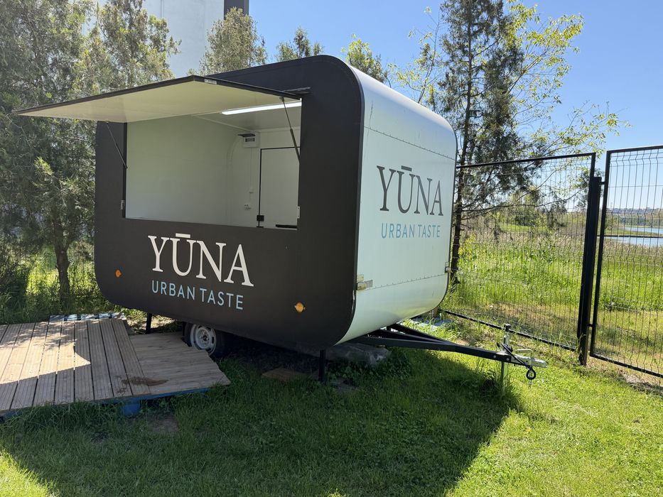 Food trailer / rulota comerciala, RAR, inmatriculata, 750 kg, noua
