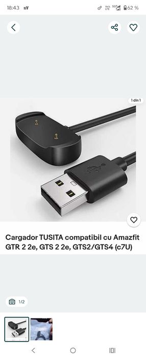 Încărcătoare ceasuri TUSITA compatibil cu toată seria Amazfit..noi sig