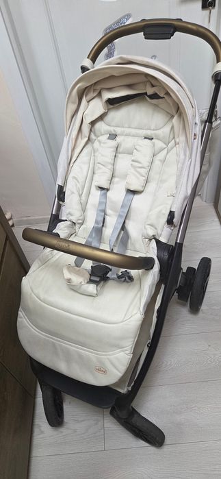 Carucior Chicco Bellagio, Amber Glow (bej deschis), 0luni+ geanta Chicco