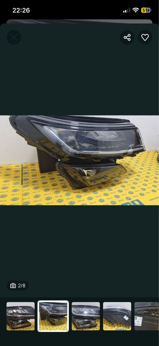 Far dreapta Skoda Kodiaq 2020 complet de europa