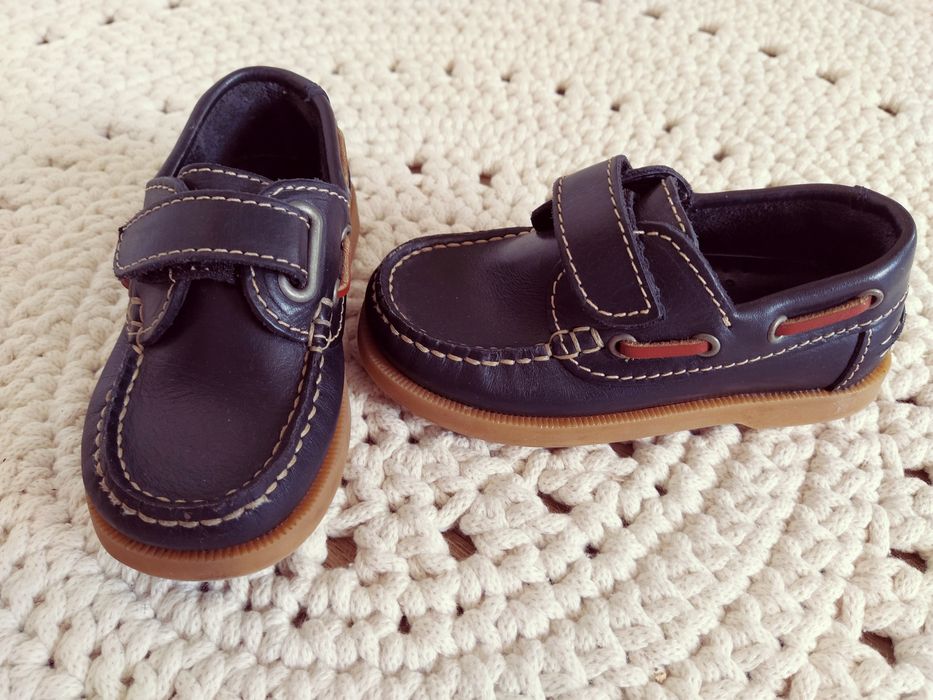 Pantofi copii mărimea 24 nautic din piele