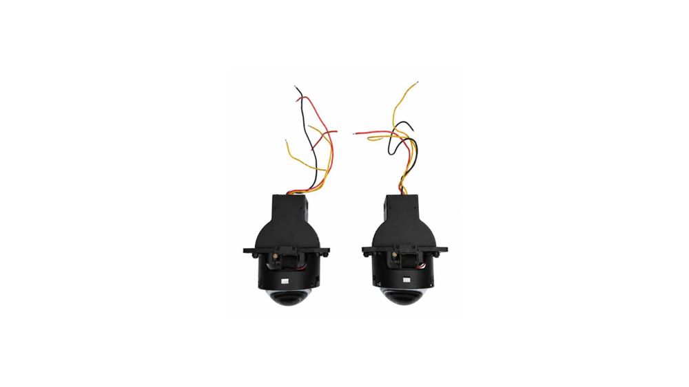 Set 2 lupe Bi-LED auto 3 inch A108, 6000K, 9–32V, fază scurtă și fază lungă
