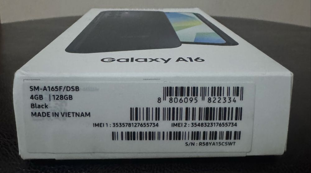 Samsung A 16 Black, SIGILAT, 128 GB