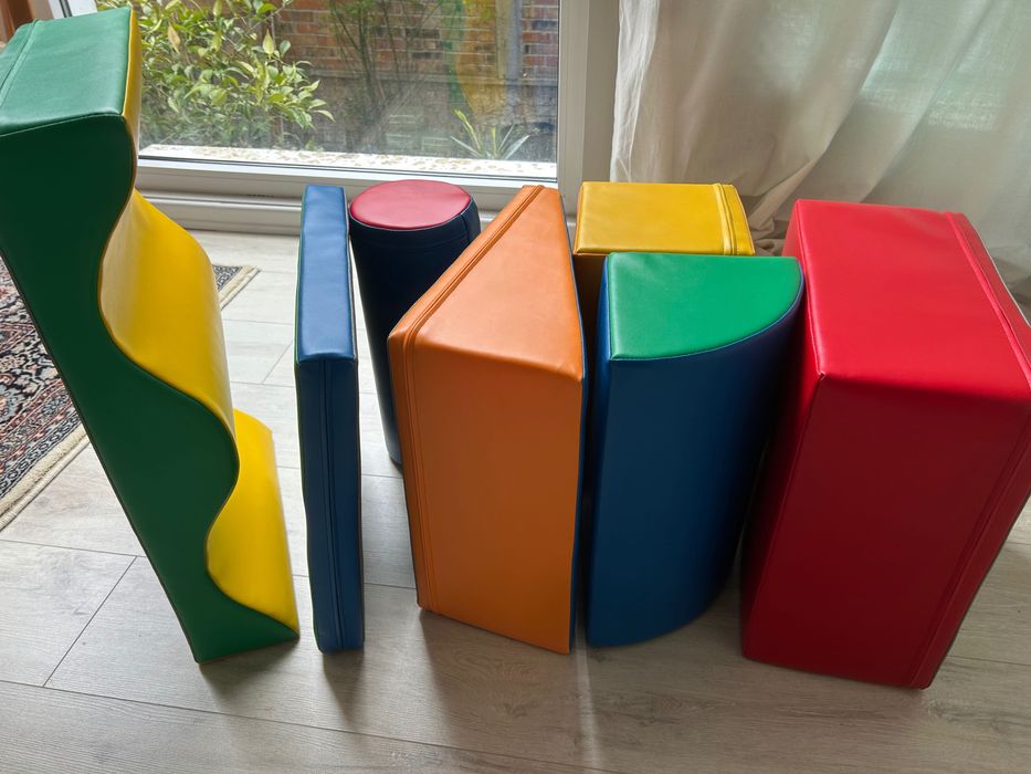 Играчки- Комплект меки модули за игра  за бебета, малки деца