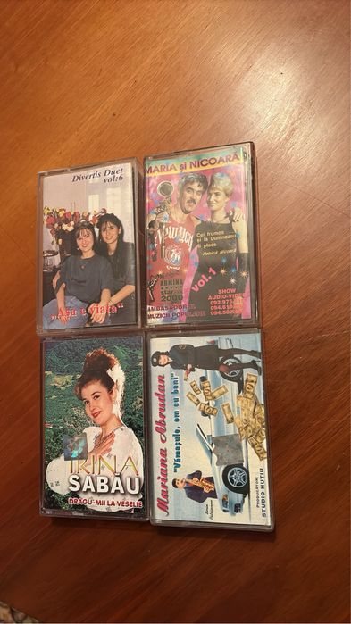 4 casete originale