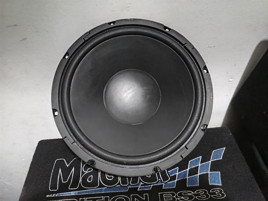 Subwoofer auto Axton doua bobine bass audio masina 12 inch mdf