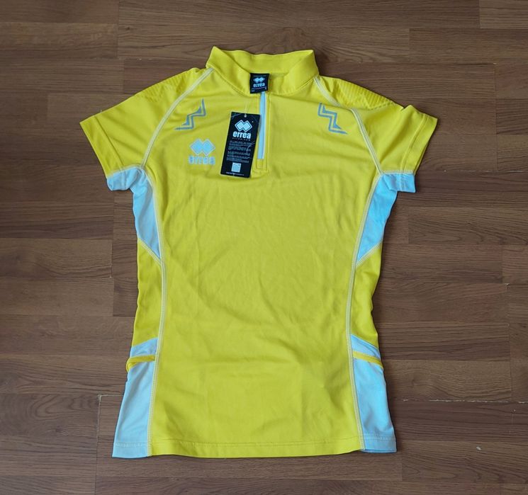 Tricou Ciclism / Alergare Erreà NOU cu Etichetă - Mărimea L, Fermoar & Buzunar Spate