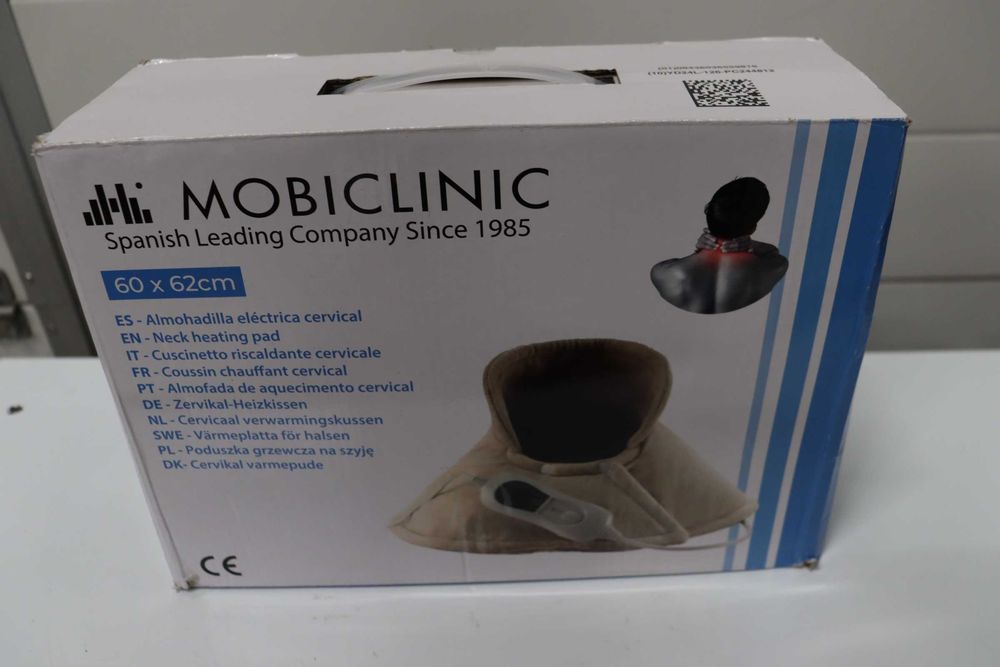 Mobiclinic, Електрическа нагревателна възглавница за врата, Много ниска консумация на енергия, 3 температурни нива
