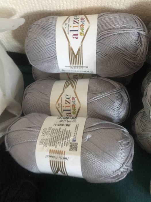 Продам нитки хб для вязания , ручной работы