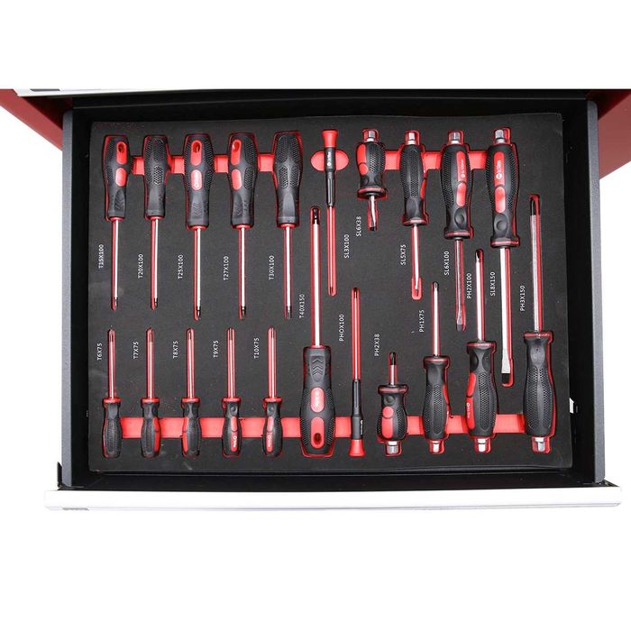 Dulap scule mecanic 245 piese 7 sertare Breckner Tubulare Clicheti Torx 1950 RON Nou