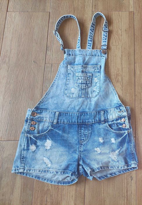 FB SISTER дамски къс дънков гащеризон